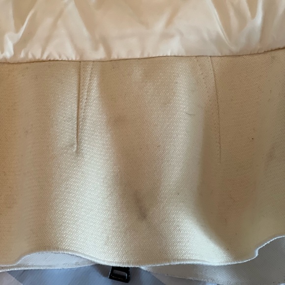 Moncler white short down coat - Picture 4 of 11